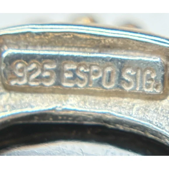 Joseph Esposito Sterling Silver Multi-Chain Necklace with Removable Onyx Pendant - Picture 4 of 8